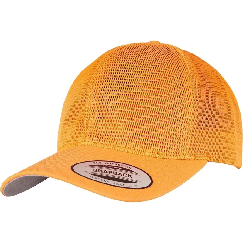 Image of Flexfit Flexfit Men Omnimesh Mesh Cap in Orange Orange One Size Male 5059699849501
