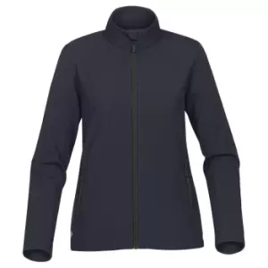 image of Stormtech Womens/Ladies Orbiter Softshell Jacket (M) (Navy/Carbon)