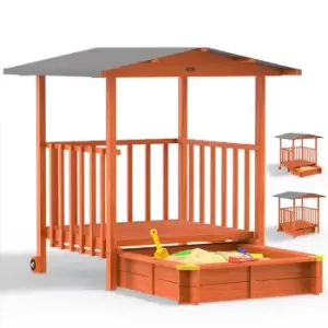 image of Sand Pit with Canopy & Veranda UV-Protection 50+