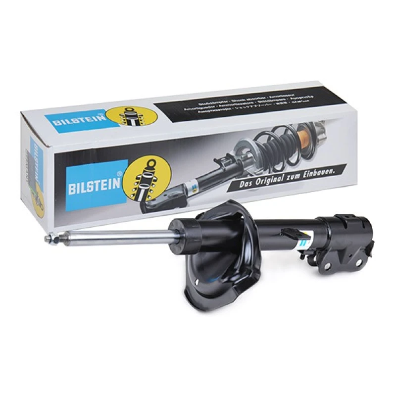 Image of BILSTEIN 22-243133 Shock absorber Front Axle Left, Gas Pressure, Twin-Tube, Suspension Strut, Bottom Clamp Shock Absorber (854)