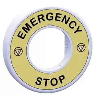 Image of Schneider Electric Harmony Illuminated Marked Legend Ring for use with Various
