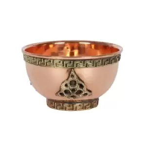Image of Triquetra Brass Offering Bowl