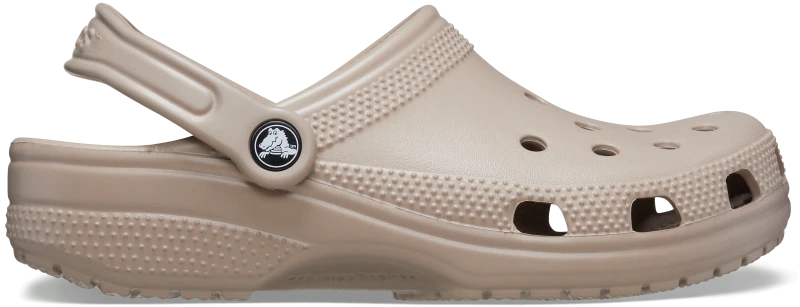 Image of Crocs Unisex Classic Clogs Taupe W5/M4