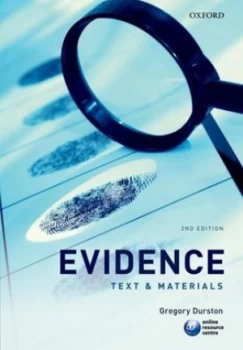 Image of Evidence by Gregory Durston Book