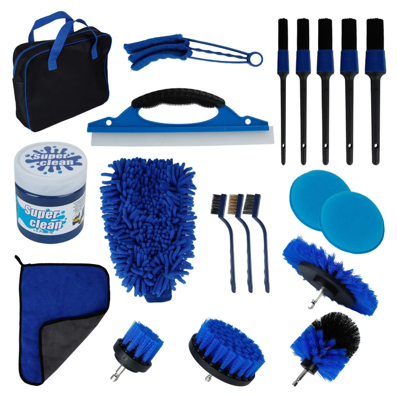 Image of Streetwize Car Detailing Kit Car Cleaning 20pcs Multi 38161799000