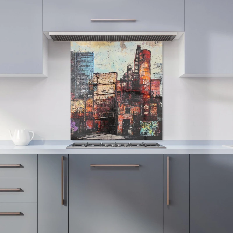 Image of Designer Kitchen Splashbacks Jasper Reed: 00028 Kitchen Splashback Size: 600mm x 750mm Multicolor Unisex 600mm x 750mm