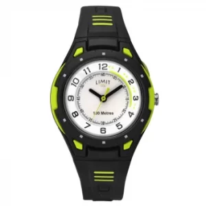 image of Limit Mens Black Plastic Strap Watch