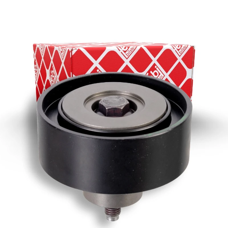 Image of FEBI BILSTEIN 174646 Idler Pulley Metal Deflection/Guide Pulley,v-ribbed belt (312)