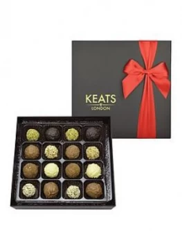 image of Keats Truffles And Chocolate Assortment In Hand Made Gift Box 200G