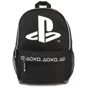 image of Sony Playstation Childrens/Kids Logo Backpack (One Size) (Black/White)