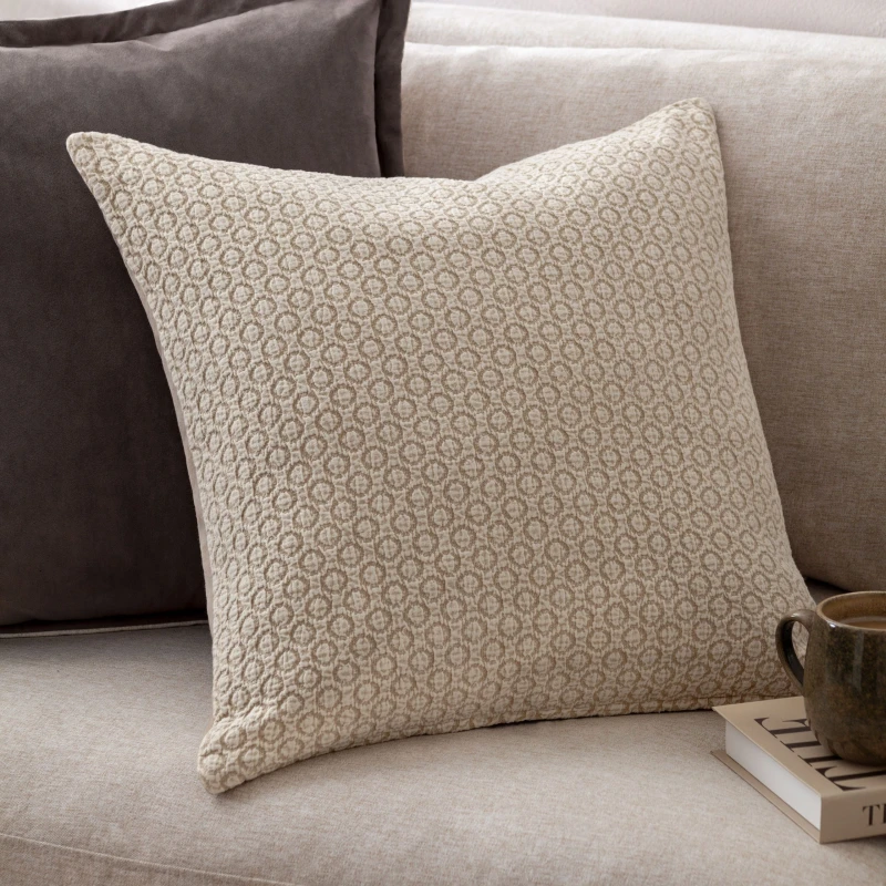 Image of Yard Tryfan 100% Cotton Cushion Natural WFN12 Unisex