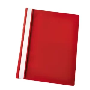 Image of Rapid Flat File Polypropylene A4 Red Pack of 25