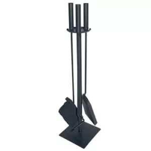 JVL Malham Contemporary Fireside Companion Tool Set