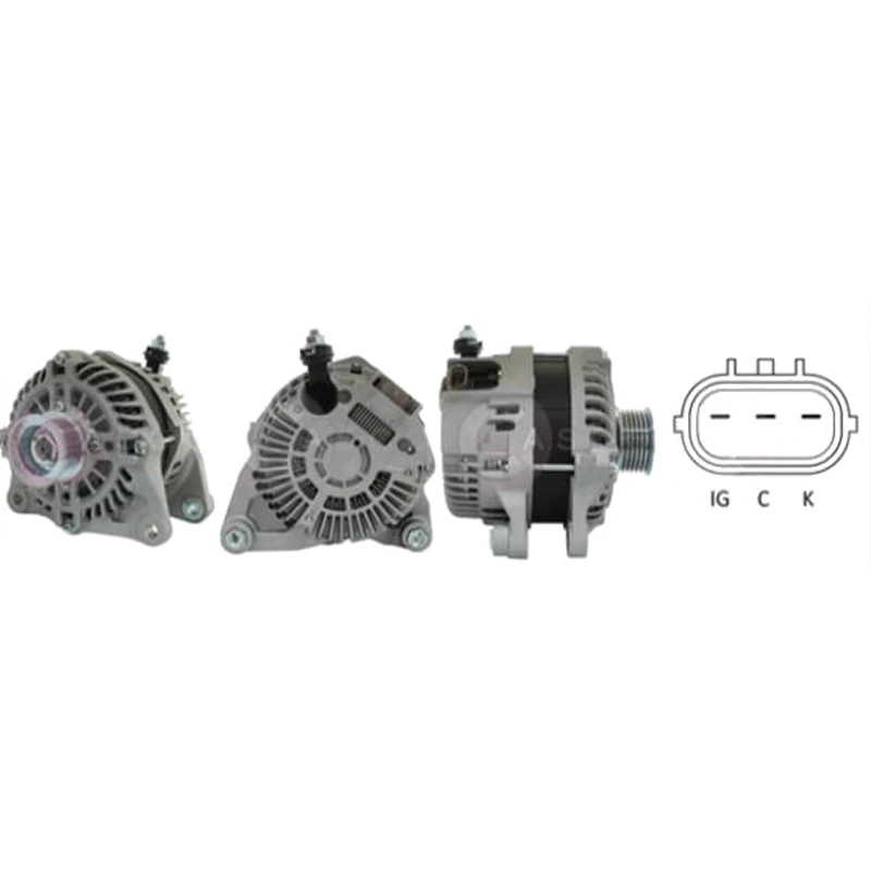 Image of CASCO CAL35421AS Generator Genuine Alternator Charging Current: 150A, Voltage: 12V Alternator (4)
