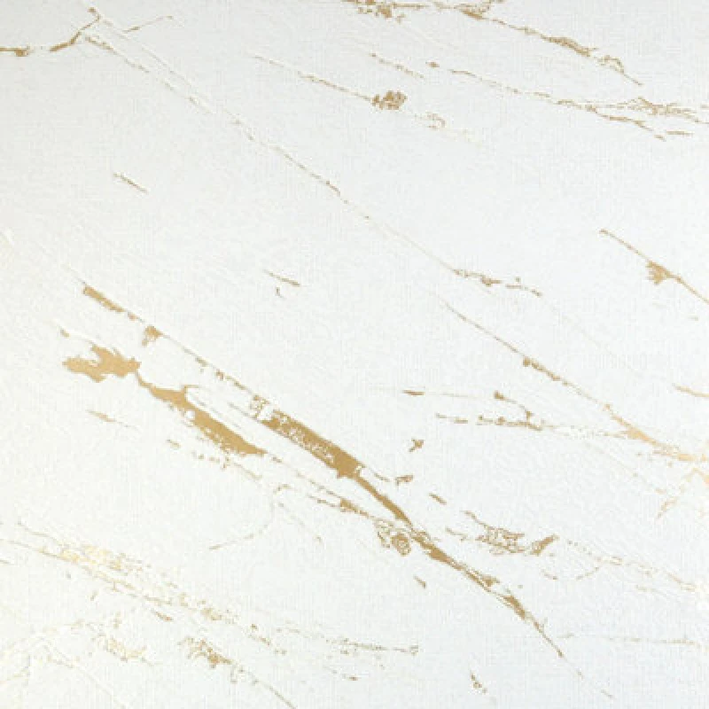 Image of As Creation White Kintsugi Metallic Gold Wallpaper Blown Vinyl Paste The Wall