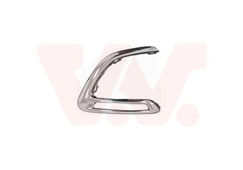 Image of VAN WEZEL Bumper moulding VAN WEZEL 4022581