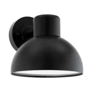 Image of IP44 Outdoor Wall Light Black Zinc Steel 1 x 40W E27 Bulb Porch Lamp