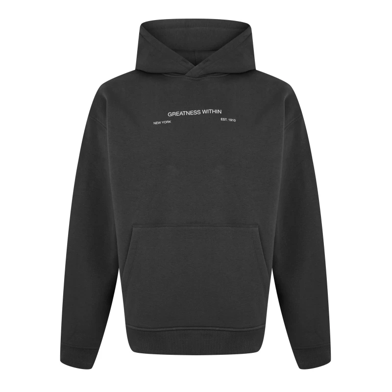 Image of Everlast Boxing Club OTH Hoodie - Grey Grey S