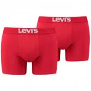 image of Levis 2 Pack Boxers Mens - Chilli