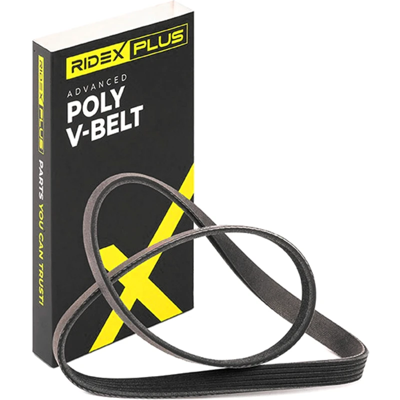 Image of RIDEX PLUS 305P0164P V-ribbed belt Polyester Fabric V-Ribbed Belts (305)