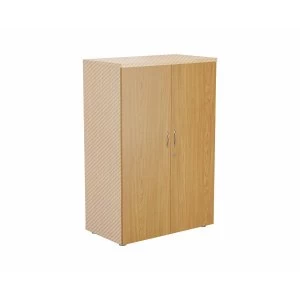 Image of TC Office Lockable Doors for 1200mm High Bookcase, Oak