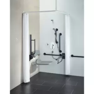 Image of Ideal Standard Contour 21 Doc M Unisex Shower Pack Blue Rails S6960LI - 867269