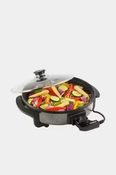 Image of VonShef 30cm Round Multi Cooker - Black