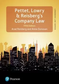 Image of Pettet Lowry & Reisbergs company law by Arad Reisberg