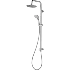 Image of Ideal Standard IdealRain Round Diverter Shower Kit for Concealed Valves in Chrome Brass/Stainless Steel