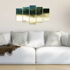 Image of 5PMX-093 Multicolor Decorative MDF Painting (5 Pieces)