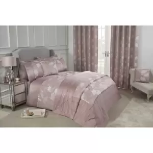 Image of Blossom Embellished Jacquard Duvet Set Double