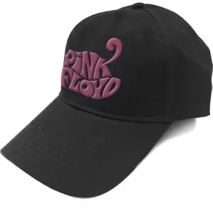 image of Pink Floyd - Retro Swirl Logo Mens Baseball Cap - Black