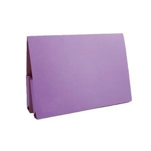 Image of Exacompta Guildhall Mauve Double Pocket Legal Wallet Fc Pack of 25