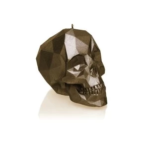 Image of Brass Small Low Poly Skull