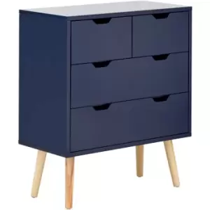 Image of Nyborg 2+2 Drawer Chest Nightshadow - GFW