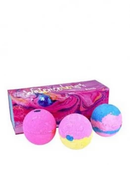 image of Bomb Cosmetics Bomb Cosmetics Watercolours Trio Bath Bomb Giftset