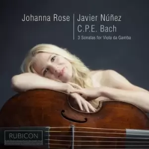 Image of CPE Bach 3 Sonatas for Viola Da Gamba by Carl Philipp Emanuel Bach CD Album
