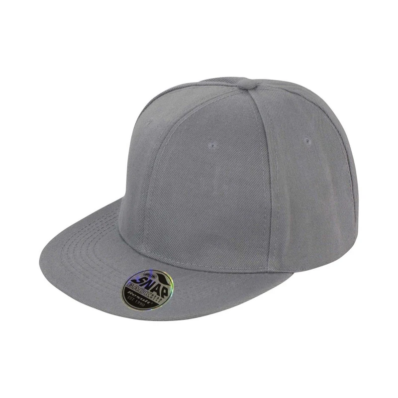 Image of Result Result Men Original Bronx Snapback Cap in Grey Grey One Size Male 5063425915064