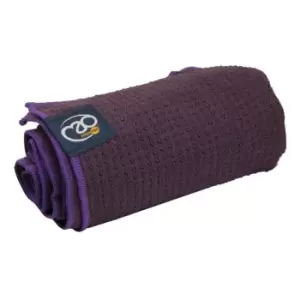 image of Yoga Mad Mad Grip Dot Yoga Towel - Purple