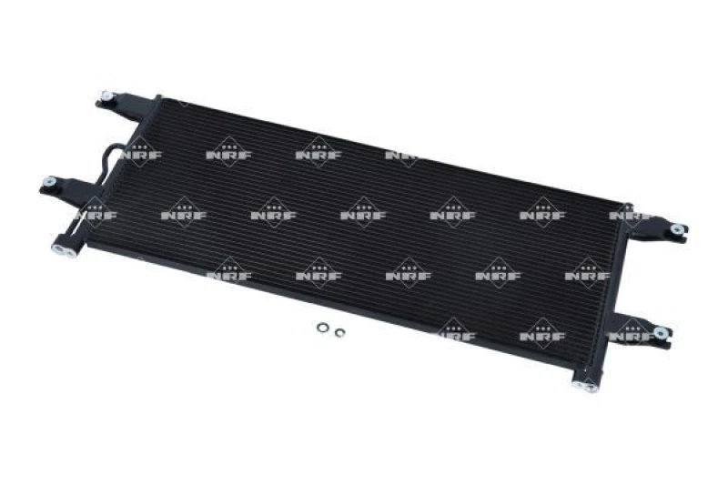 Image of NRF 350074 Condenser EASY FIT, with gaskets/seals Aluminium Condenser,air conditioning (448)