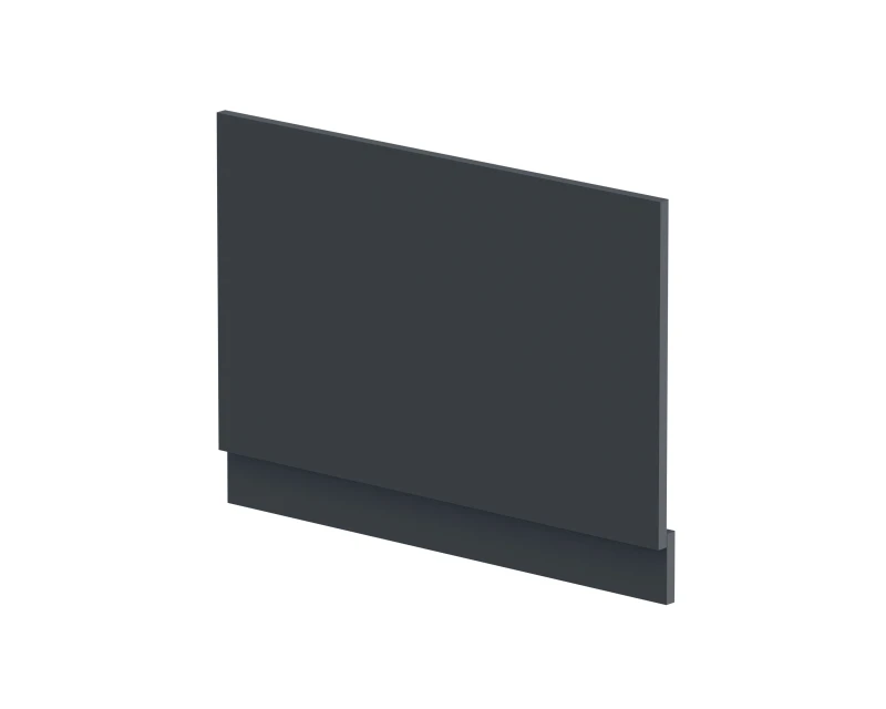 Image of Balterley Bath MDF End Panel & Plinth - 800mm - Soft Black Grey unisex