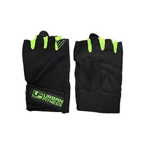 image of Urban Fitness Training Glove Large Black/Green