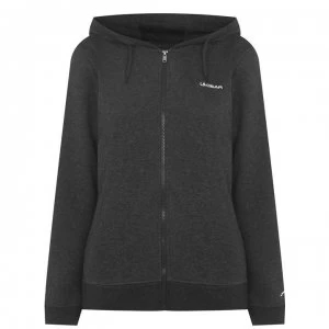 Image of LA Gear Full Zip Hoody Ladies - Charcoal Marl