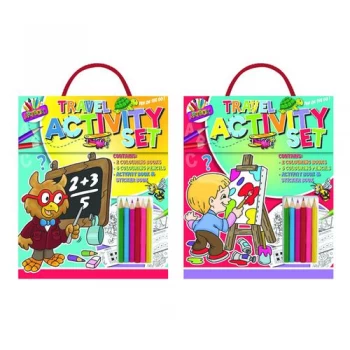 image of Artbox Childrens Travel Activity Set Pack of 6 6893