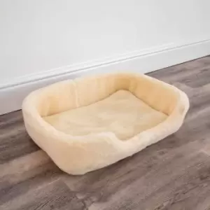 Image of Native Natural Merino Wool Pet Bed - Natural (white)