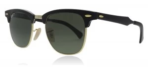 Image of Ray-Ban 3507 Clubmaster Aluminum Sunglasses Black 136/N5 Polariserade 49mm