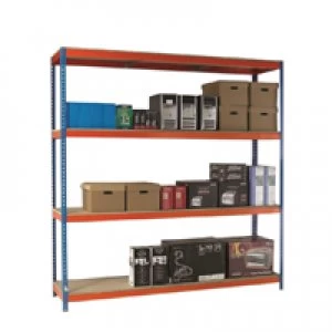 image of Slingsby VFM OrangeZinc Heavy Duty Painted Shelving Unit 379046