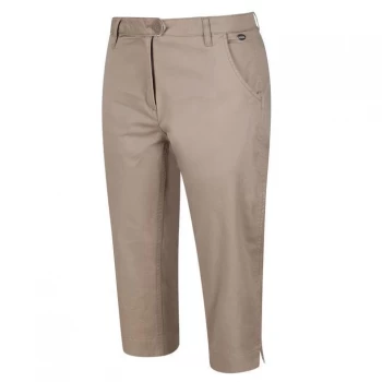 Image of Regatta Maleena II Organic Capris - Nutmeg Cream