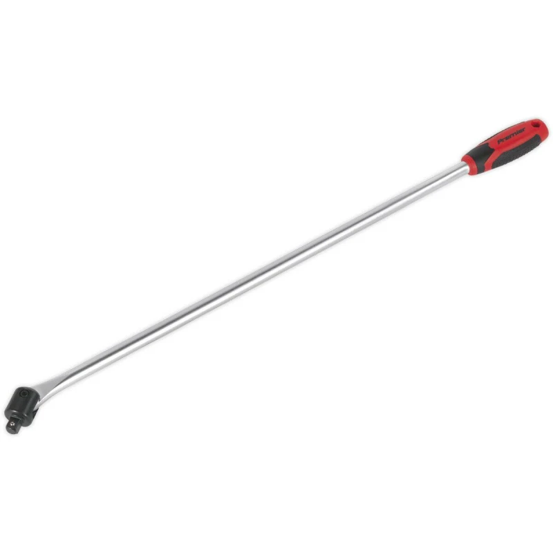 Image of Loops 750mm Breaker Pull Bar - 1/2" Sq Drive Knuckle - Anti Slip Comfort Grip Multi