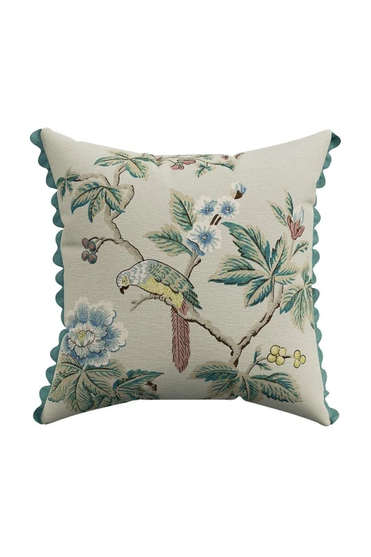 Image of Sanderson 'Lophura' Cotton Cushion Multi